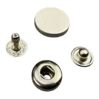 Кнопка таблетка 17 мм Сатин