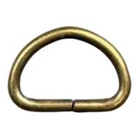 Полукольцо для сумки 20х12х2 мм Антик
