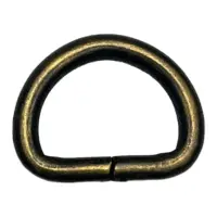 Полукольцо для сумки 20х14х3.9 мм Антик