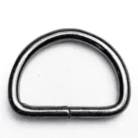 Полукольцо для сумки 25х16х3.9 мм Никель
