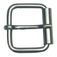 Пряжка для сумки с плоским язычком 20 мм Темный никель