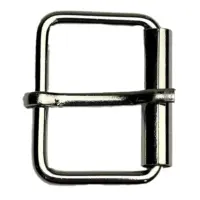 Пряжка для сумки с плоским язычком 20 мм Никель