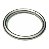 Кольцо для сумки 20 мм сварное Никель