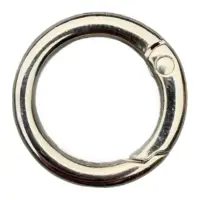 Кольцо-Карабин для сумки 16 мм Никель