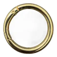 Кольцо-Карабин для сумки 30 мм Золото