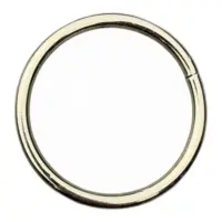 Кольцо для сумки 30 мм не сварное Никель
