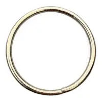 Кольцо для сумки 35 мм не сварное Никель