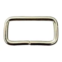 Рамка для сумки 15х7х2 мм Никель