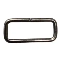 Рамка для сумки 30х10х2 мм Темный никель