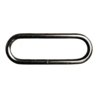 Овальная рамка 20х6х2 мм Темный никель