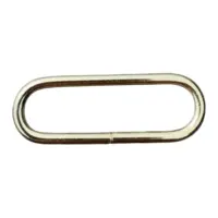 Овальная рамка 20х6х2 мм Никель