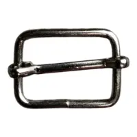 Регуляторы длины ремня 20х14х2.4 мм Темный никель