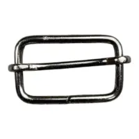 Регуляторы длины ремня 25х14х2.4 мм Темный никель