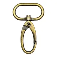 Карабин для сумки "скорпион" 20 мм Антик