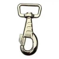 Карабин для шлейки 20 мм Никель