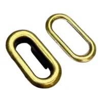 Люверс овальный 15 мм Антик