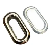 Люверс овальный 15 мм Никель