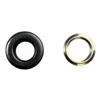 Люверс Блочка 5 мм нержавеющий Черный