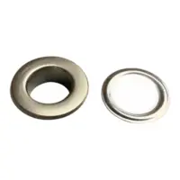 Люверс 12 мм нержавеющий Сатин