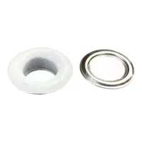 Люверс 8 мм нержавеющий Белый