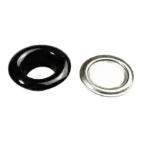 Люверс 8 мм нержавеющий Эмаль Черный