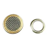 Люверс с сеточкой 5 мм нержавеющий Антик