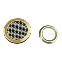 Люверс с сеточкой 6 мм нержавеющий Антик