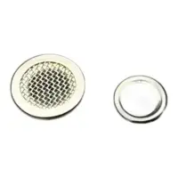 Люверс с сеточкой 6 мм нержавеющий Никель