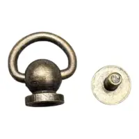 Винт с полукольцом 11 мм Антик