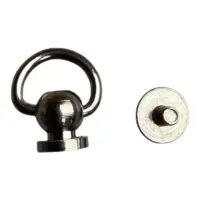 Винт с полукольцом 11 мм Темный никель