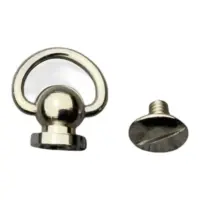 Винт с полукольцом 11 мм Никель