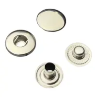 Кнопка Альфа 15 мм Никель Нержавейка