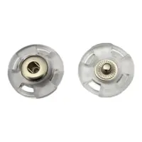 Кнопка пришивная 21 мм Прозрачная