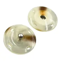 Кнопка пришивная 21 мм бежевий перламутр