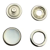 Кнопка BABY 9.5 мм Никель Жемчуг