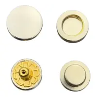 Кнопка для одежды дельта 501 (15 мм) Никель