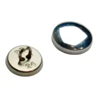 Пуговица под обтяжку 15 мм 24L Металл