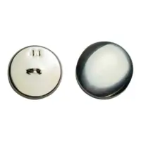 Пуговица под обтяжку 26 мм 44L Металл