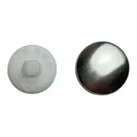 Пуговица под обтяжку 18 мм 28L Пластик Белый