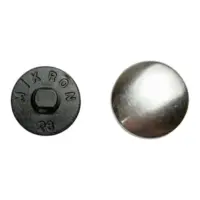 Пуговица под обтяжку 18 мм 28L Пластик Черный