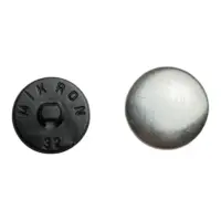 Пуговица под обтяжку 20 мм 32L Пластик Черный