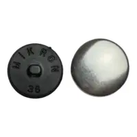 Пуговица под обтяжку 22 мм 36L Пластик Черный