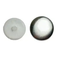 Пуговица под обтяжку 24 мм 40L Пластик Белый