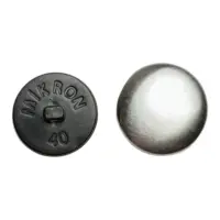 Пуговица под обтяжку 24 мм 40L Пластик Черный