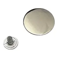 Джинсовая пуговица 17 мм Никель Гладкая (1)