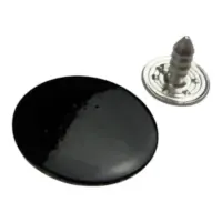 Джинсовая пуговица 17 мм Черный Гладкая (1)