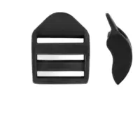 Пряжка трехщелевая 25 мм Черная