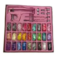 Набор инструментов и аксессуаров для установки металлических люверсов, кнопок и заклепок (LR300PK)