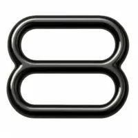 Регулятор для бретелей 10 мм Черный