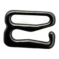 Крючок для бретелей 10 мм Черный